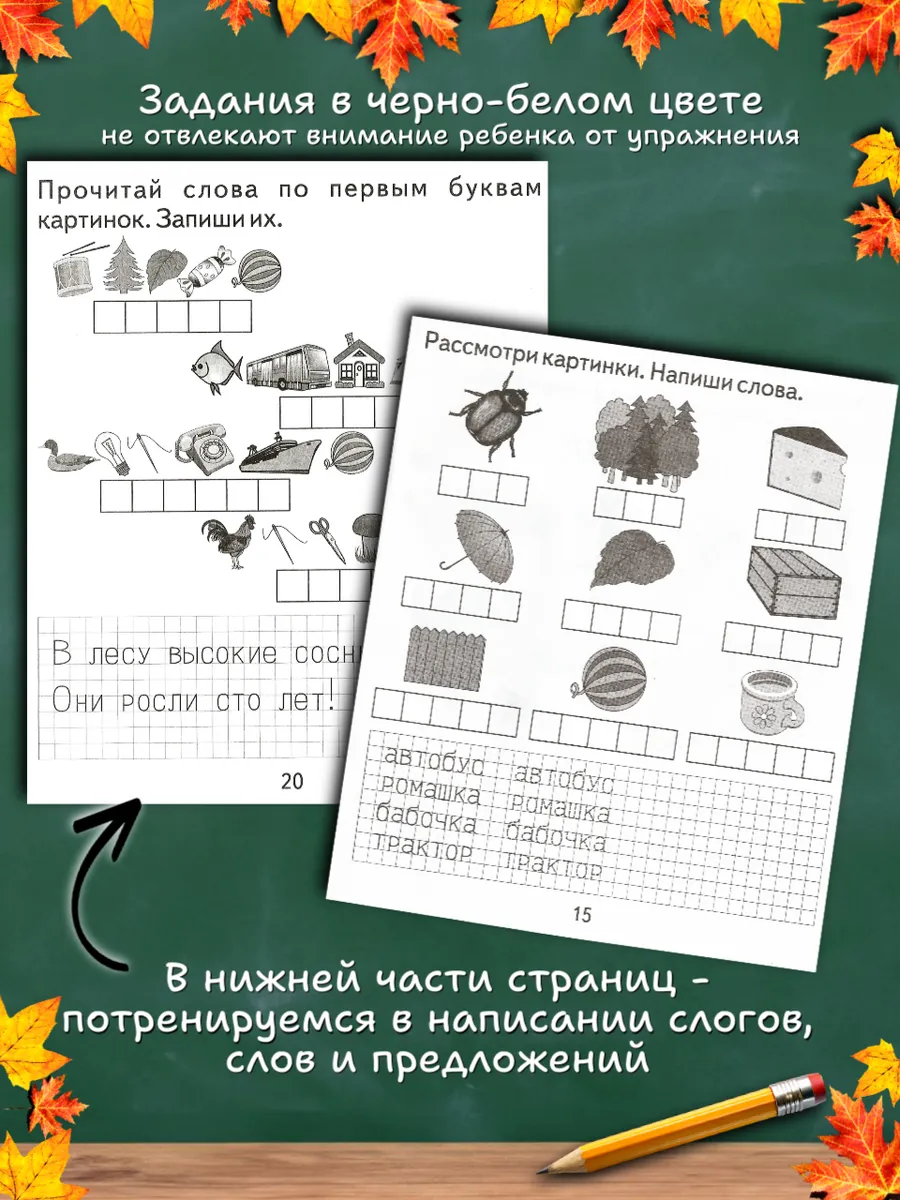 Изучаем грамоту. Рабочие тетради