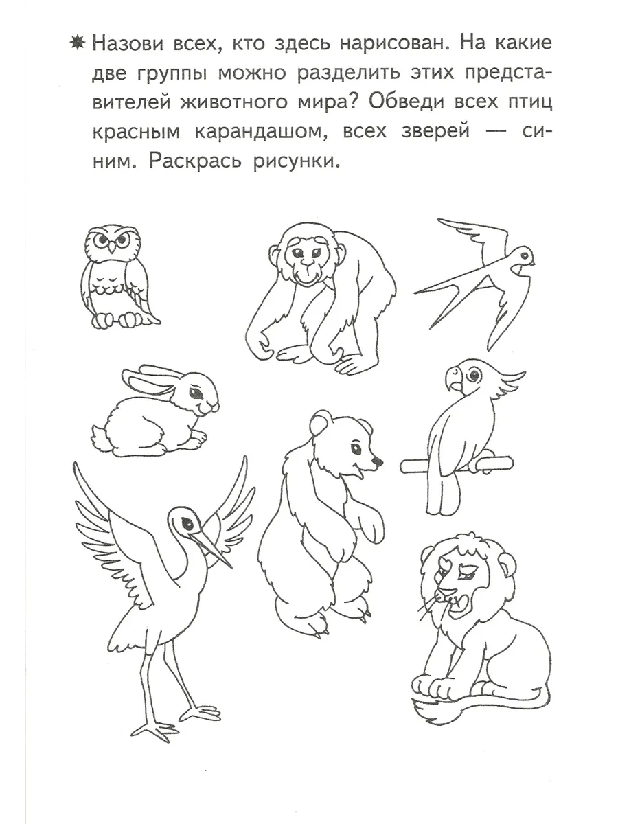 Окружающий мир 4-5 лет Рабочая тетрадь