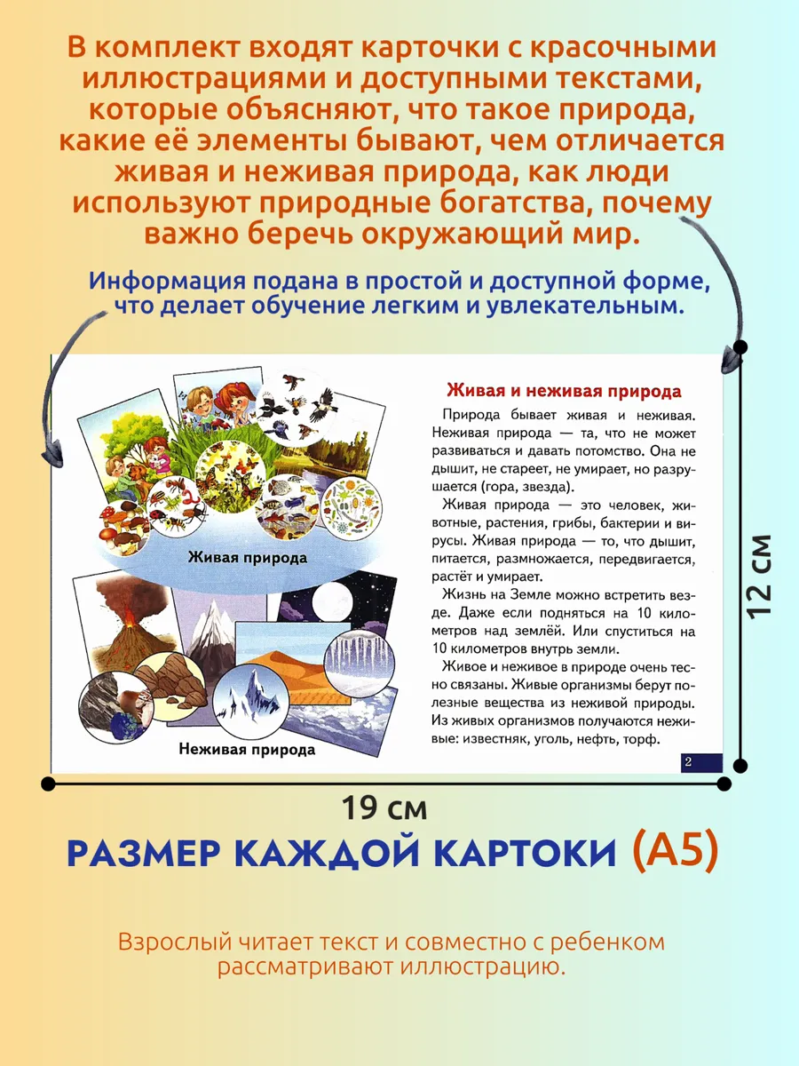 Уроки экологии. Набор карточек